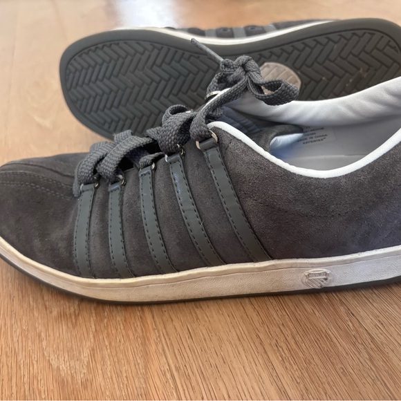 KSwiss Gray Suede Men's Sneakers trainers. 12 - Picture 4 of 8
